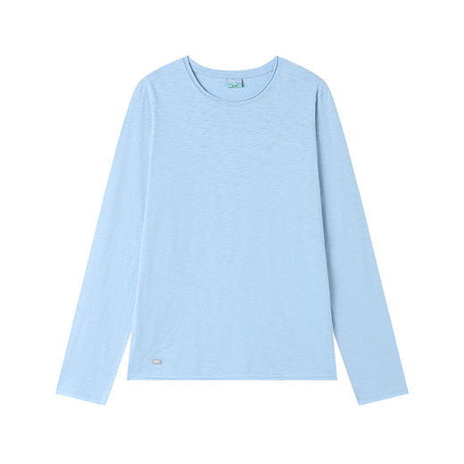 CryingCenter 竹节棉卷边堆量圆领长袖tee 哭喊中心 商品图7