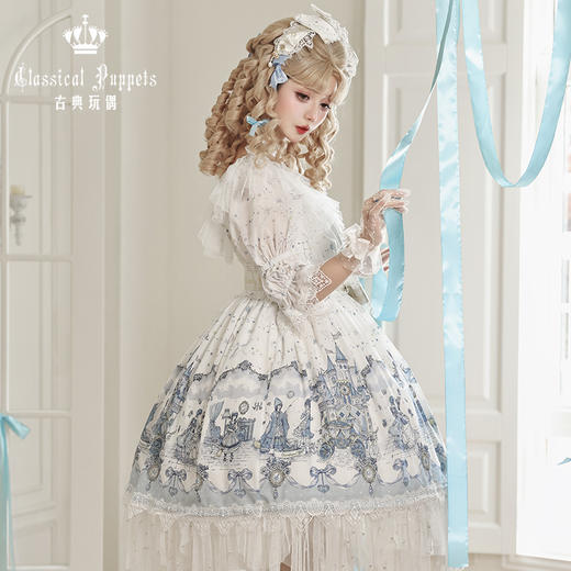 【全款预售】印花辛德瑞拉 雪纺版 古典玩偶 Lolita【2026年7月31日起发货】 商品图4