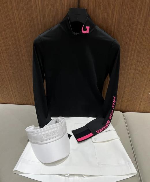 G家新款秋冬女士高弹力立领上衣来啦！渠道高品质❗️一年四季必备搭配神器！实用单品！冬季穿在羽绒服/大衣里面也OK哦,  因为面料本身不厚,  所以作为内搭也不会显臃肿 ！ 商品图1