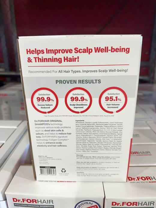 美国本土 · Dr.ForHair 头皮健康洗发水750ml*2瓶｜美国直邮 商品图3