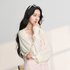 【100莱赛尔】三彩2026新款奶白连袖针织披肩外搭休闲轻薄简约女 商品缩略图4