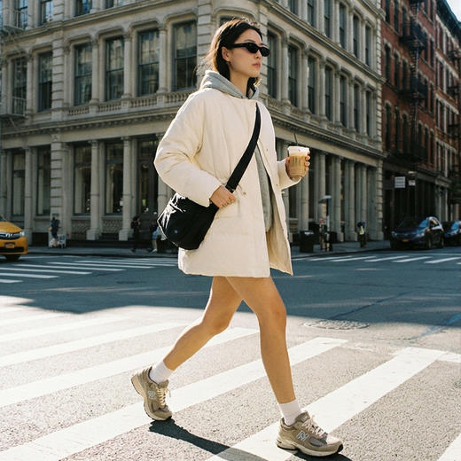 NANSONGSILK/NS羽绒服新中式进口中空纱高定90白鹅绒服2025冬新款精致收腰短款鹅绒服M1D547111S南宋 商品图5