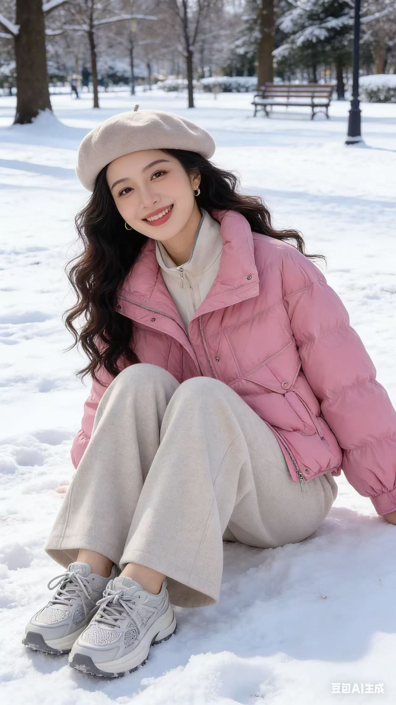 581308时尚短款羽绒服