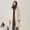谜底加厚羽绒服女2025秋季新款气质长款连帽鸭绒面包服257MY8803 商品缩略图0