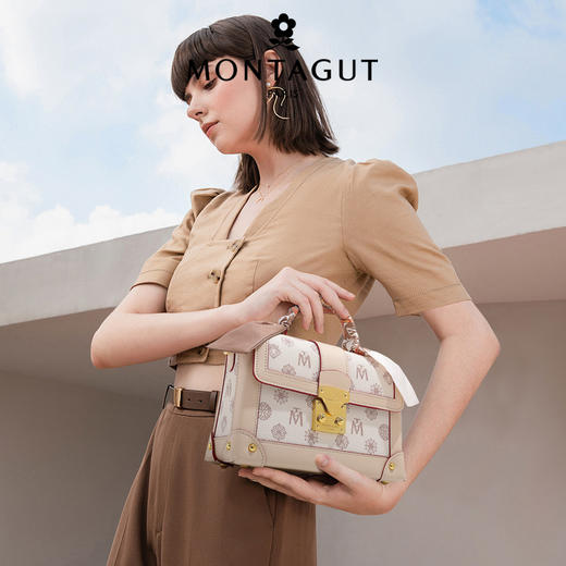 【春节不打烊】FRMontagut/梦特娇盒子包M2120-M2117（下单72小时内发货） 商品图1