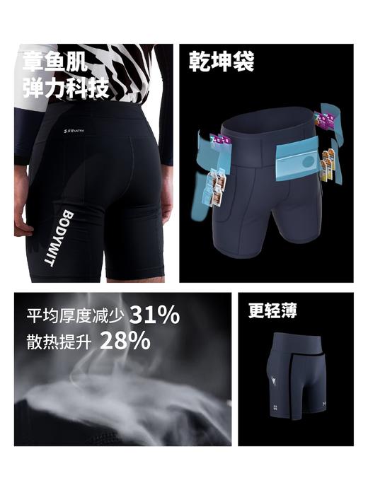 BODYWIT章鱼肌Ultra男紧身四分弹 商品图3