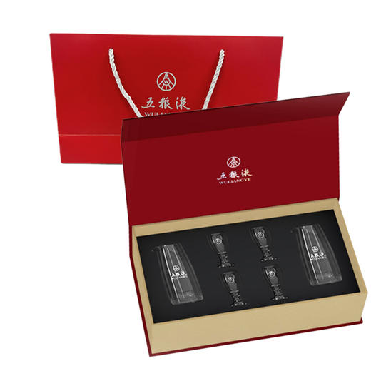 WLYLDJJ 五粮液 五粮液 礼袋*1+分酒器*2+小酒杯*4 商品图0