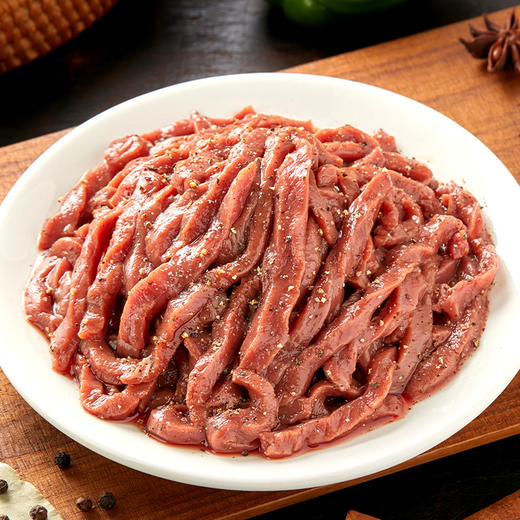 【粉丝专属❗️黑椒牛柳150g/袋】精选谷饲牛肉，免切免洗省时省力，嫩滑细腻口感佳，肉质细嫩多汁，免腌制黑胡椒牛肉半成品免洗免切，中国团圆菜请贵客送贵人预制菜加热即食L-d 商品图1