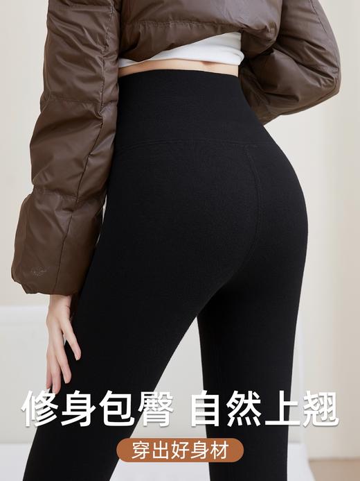 加绒特厚780克密密绒抗寒羊羔绒冬季新款外穿保暖裤女平纹打底裤MX 商品图3