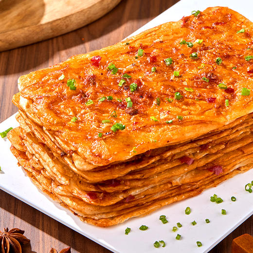 【粉丝专属❗️传统小吃酱香饼】甄选品质原料制作，酥脆酱香美味即享，焦香浓郁，5分钟速享美味，家庭早餐酥脆面饼酱香十足方便半成品L-d 商品图5