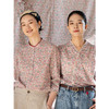 牧衣游原创进口Liberty印花棉外套新款通勤粉色气质文艺开衫 梧欣 商品缩略图1