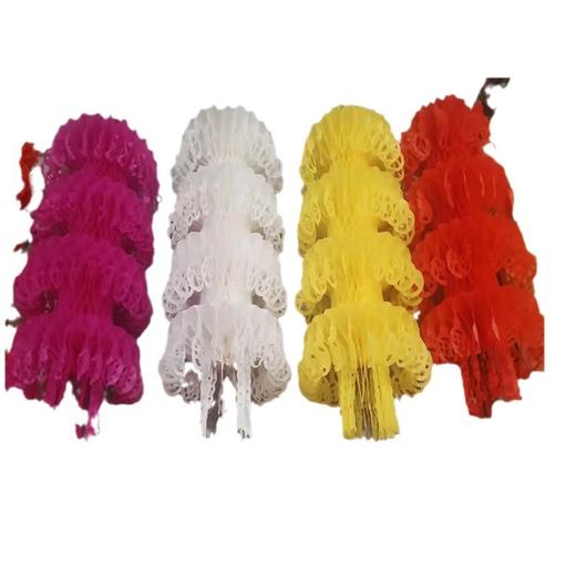 祭祀灯笼红色元宝莲花凤尾灯笼 商品图3