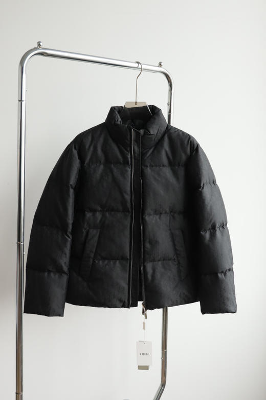 D.奥黑色激光满印拉链面包羽绒服外套 YR213 商品图2