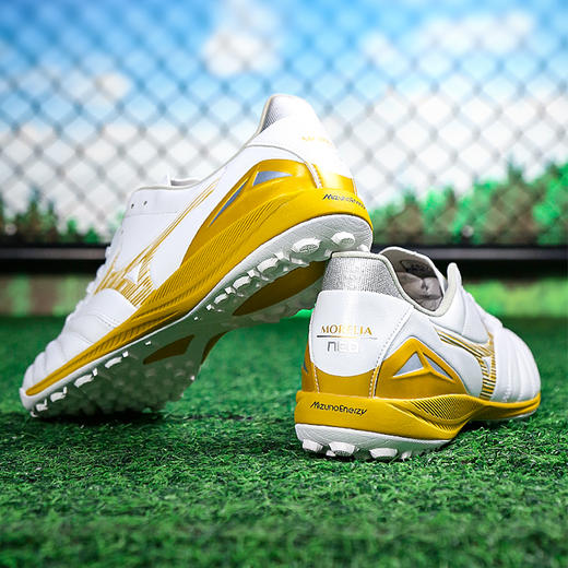 小李子Mizuno美津浓莫雷拉Morelia Neo4次高端TF碎钉袋鼠皮成人足球鞋男 商品图4