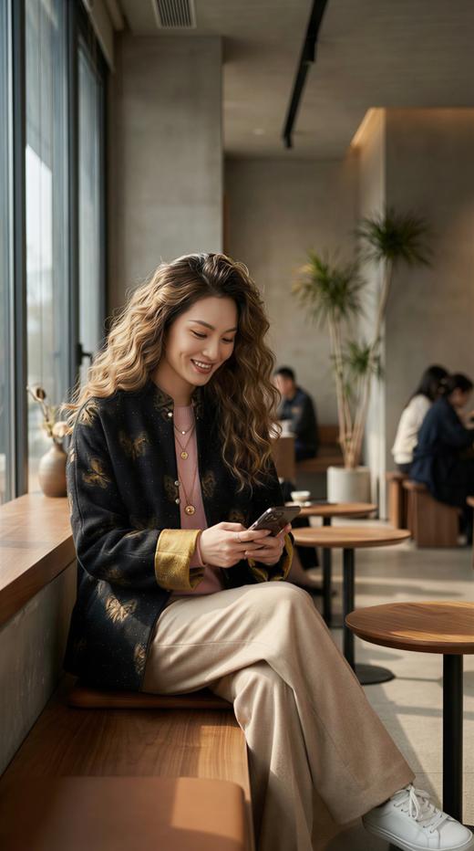 LIN HN 两用领国风棉衣 商品图3