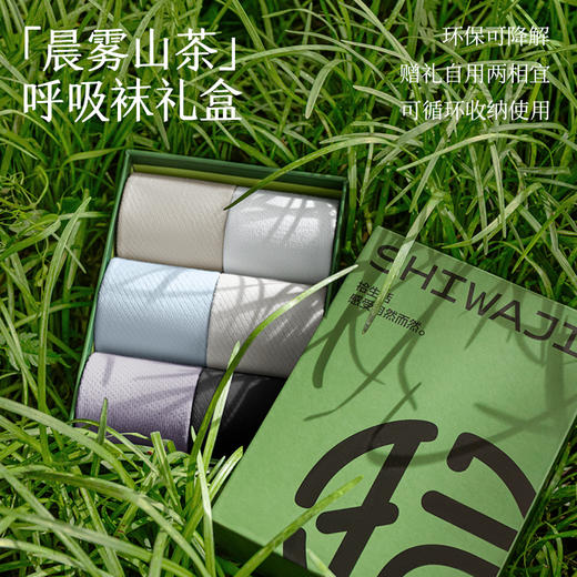 【6双中筒袜】拾袜记山茶花香氛袜礼盒  男款/女款 商品图6