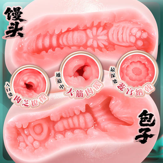 【男用器具】撸撸杯 不可食用包子馒头名器 商品图3