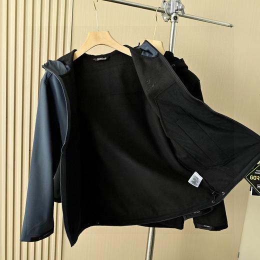 春季加绒外套! 软壳三防功能连帽冲锋衣拉链外套加厚 商品图4