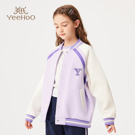 【英氏】【110-170】女童春秋棒球服外套 商品图9