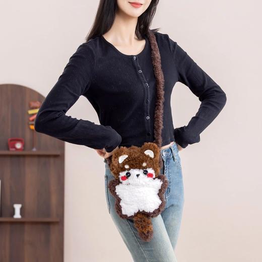 苏苏姐家毛绒手机包手工diy编织钩针绒绒蜜糖毛线团自制包包材料包 商品图1