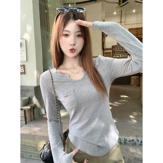 <曾小咸推荐> 2.26现货秒杀 ！微信超特价！韩系小u领t恤 日常129.99 立减70 秒杀59.99！ 商品图0