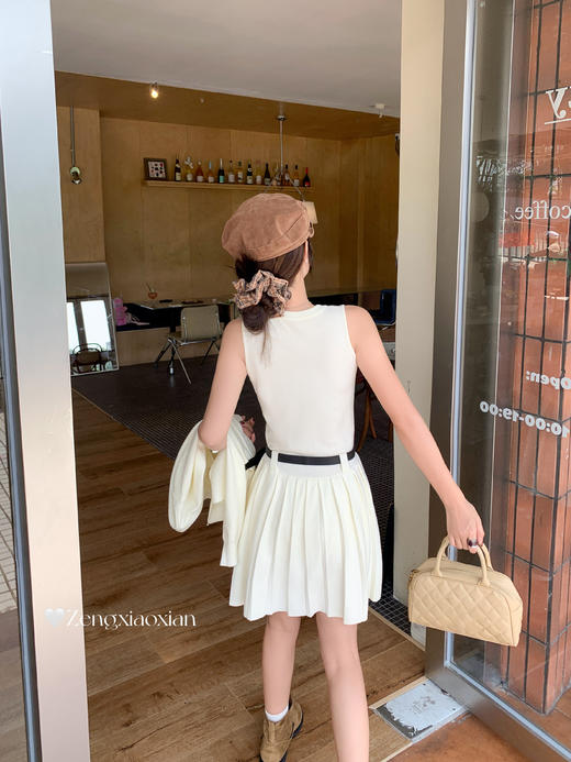 <曾小咸推荐>2.20现货秒杀 ！微信超特价！韩系针织开衫+连衣裙套装 日常218.88 立减118.89 秒杀99.99！！ 商品图13