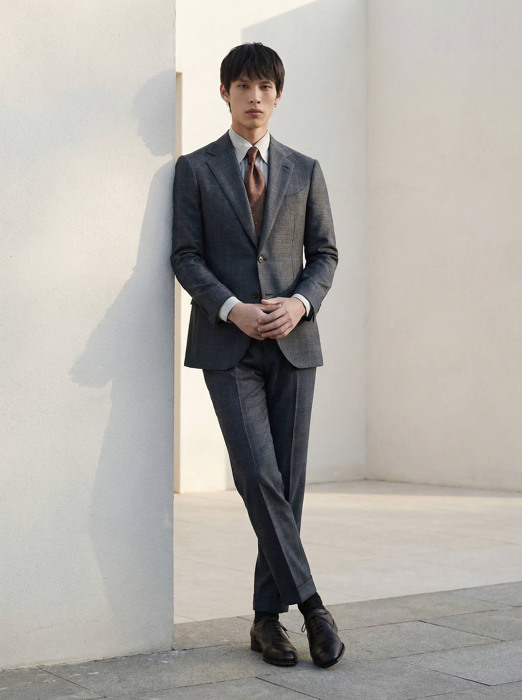 「48款可选」Stylbiella Knight 360克高克重澳洲美丽诺羊毛全麻衬西装套装