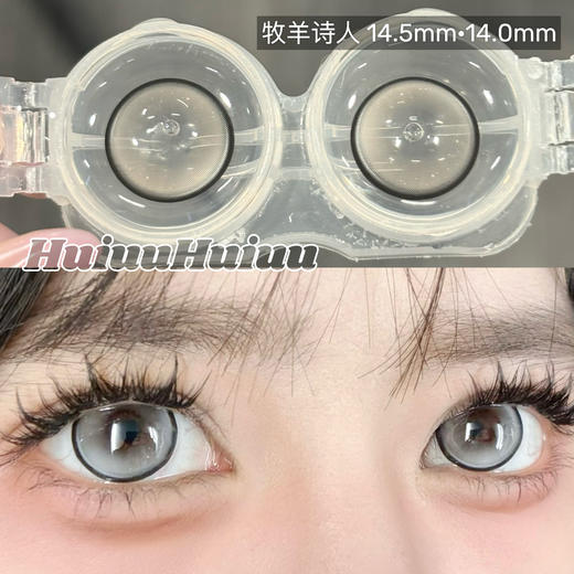 【月抛大直径】GURUUCON-牧羊诗人/云端筑梦/庄周梦蝶-14.5mm【月抛 0-800度 无525/575】 商品图3