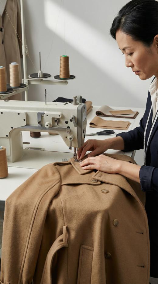 BR经典双排扣腰带风衣 商品图5