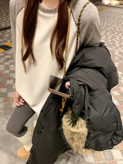 <曾小咸推荐>2.21现货秒杀 ！微信超特价！韩系拼色打底长袖T恤 日常129.99 立减60 秒杀69.99！！ 商品图6