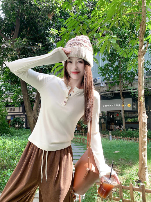 <曾小咸推荐>2.21现货秒杀 ！微信超特价！2色韩系长袖打底衫 日常129.99 立减70 秒杀59.99！！外套 秒杀179.99！！ 商品图13