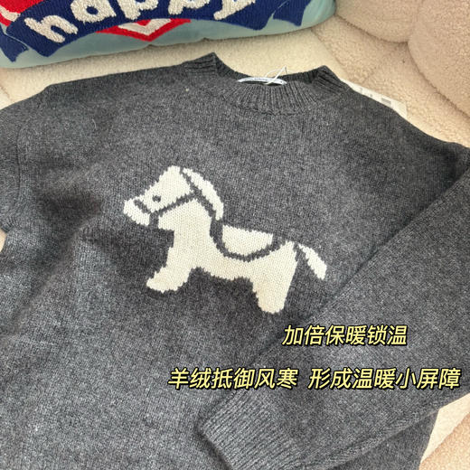 【马上有福】九丰莱比baby 山羊绒衫120--170 商品图8