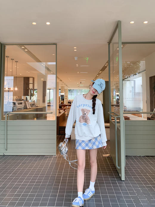 <曾小咸推荐>2.20现货秒杀 ！微信超特价！可爱小熊印花卫衣 日常149.99 立减70 秒杀79.99！！ 商品图5