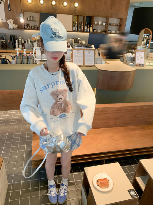 <曾小咸推荐>2.20现货秒杀 ！微信超特价！可爱小熊印花卫衣 日常149.99 立减70 秒杀79.99！！ 商品图8