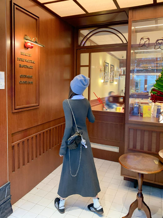 <曾小咸推荐>2.20现货秒杀 ！微信超特价！韩系绑带假两件连衣裙 日常229.99 立减130 秒杀99.99！！ 商品图13