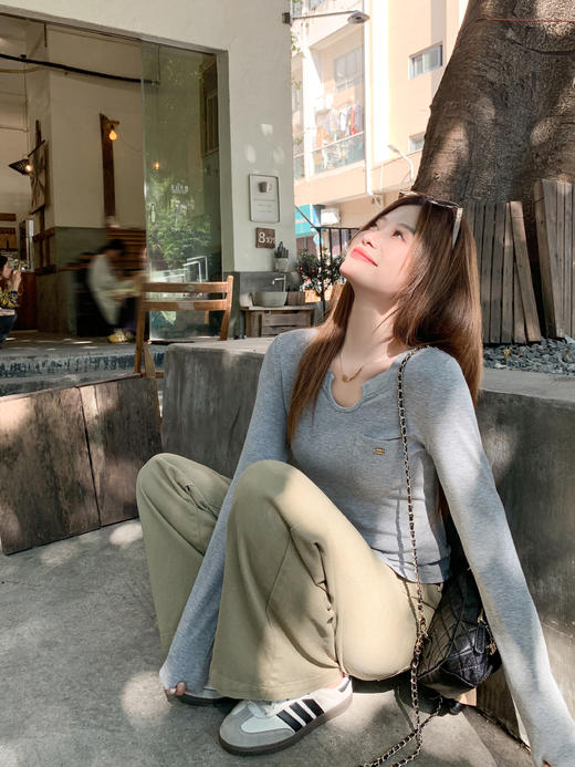 <曾小咸推荐> 2.26现货秒杀 ！微信超特价！韩系小u领t恤 日常129.99 立减70 秒杀59.99！ 商品图9