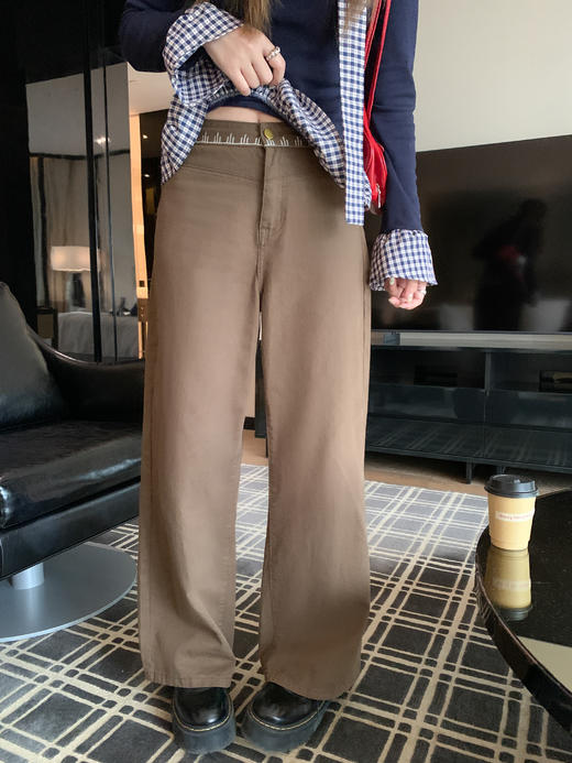 <曾小咸推荐>2.22现货秒杀 ！微信超特价！韩系拼接格子长袖（含丝巾） 日常119.99 立减50 秒杀69.99！！ 商品图9