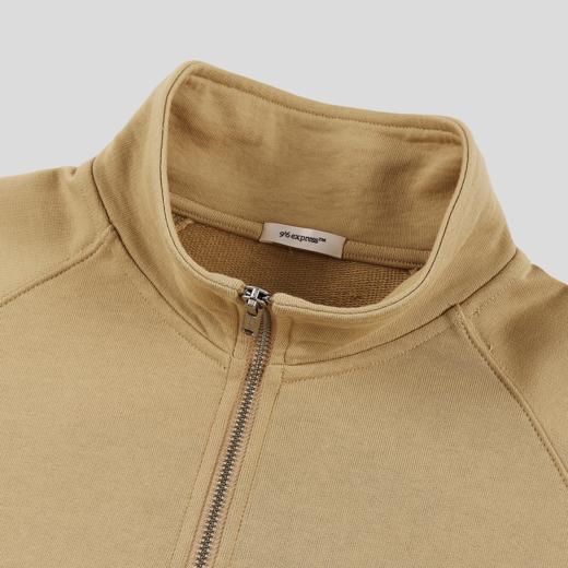 GOODBAI 916 EXPRESS 简约休闲半拉链毛圈长袖卫衣上衣 商品图3