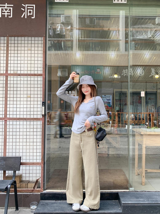 <曾小咸推荐> 2.26现货秒杀 ！微信超特价！韩系小u领t恤 日常129.99 立减70 秒杀59.99！ 商品图5