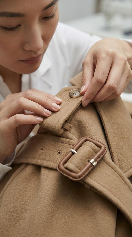 BR经典双排扣腰带风衣 商品图4