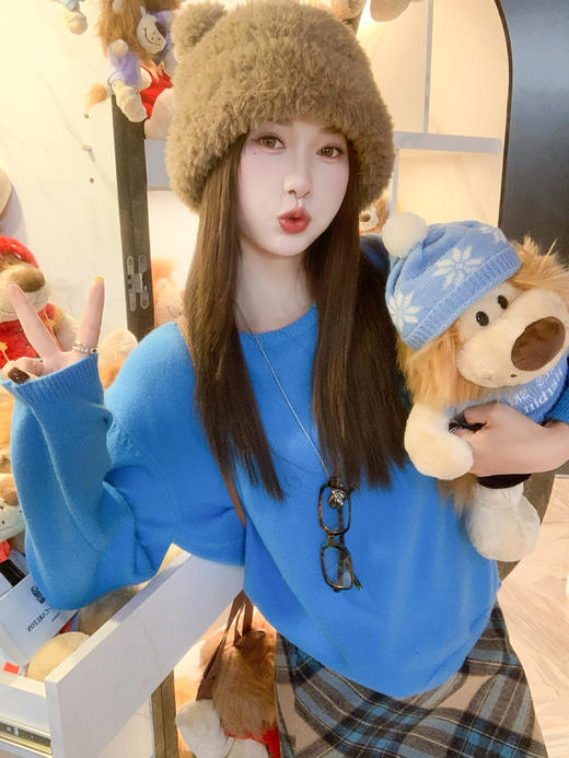 <曾小咸推荐> 2.27 现货秒杀 ！微信超特价！韩系简约纯色毛衣 日常149.99 立减70 秒杀79.99！！ 商品图6