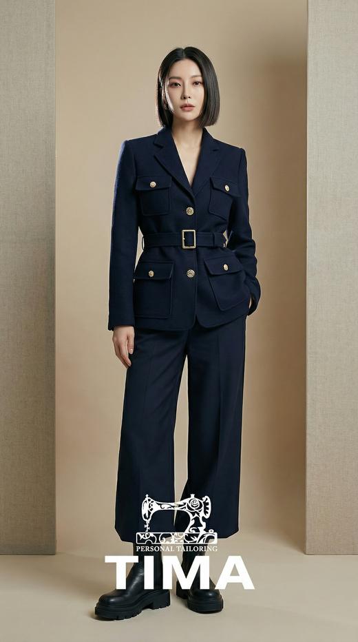 MK系带实用口袋西装外套 商品图0