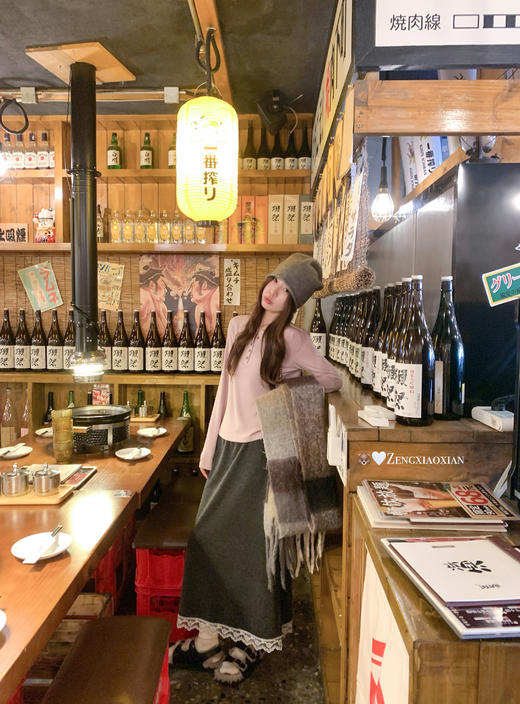 <曾小咸推荐>2.21现货秒杀 ！微信超特价！2色韩系长袖打底衫 日常129.99 立减70 秒杀59.99！！外套 秒杀179.99！！ 商品图5