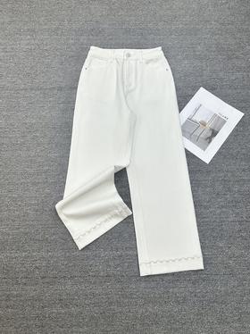 SC1L08 百搭直筒九分牛仔裤