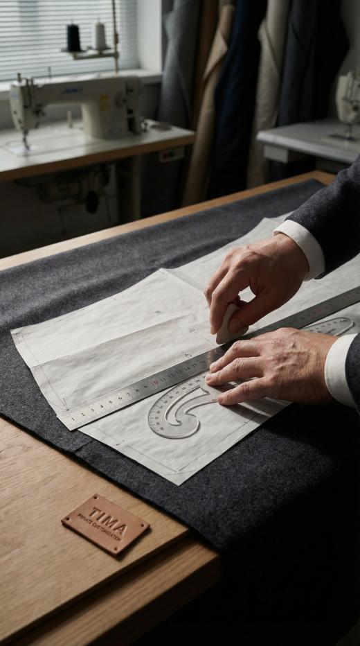 单排扣直插袋无里衬精致工艺长款大衣 商品图5