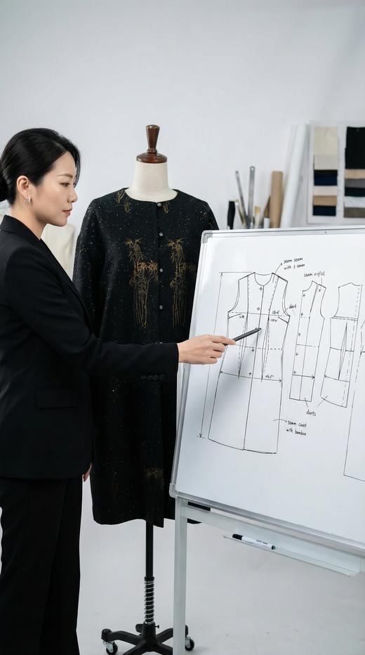 HN 玉兰花口宽翻边风衣 商品图1