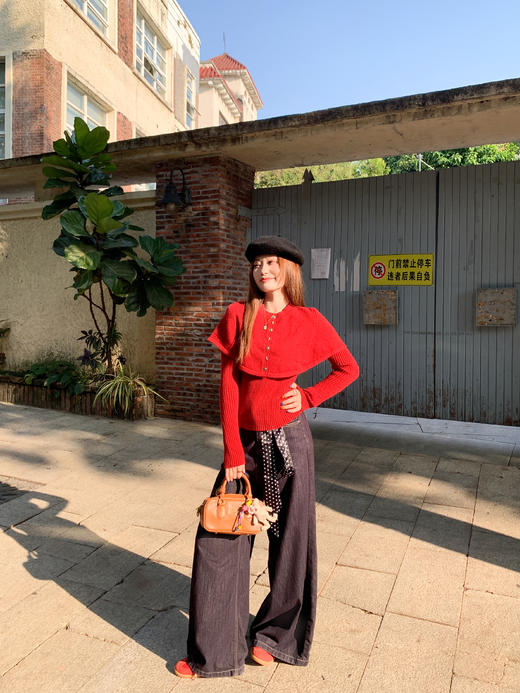 <曾小咸推荐>2.20现货秒杀 ！微信超特价！韩系斗篷披肩针织衫两件套 日常219.99 立减130 秒杀89.99！！ 商品图11