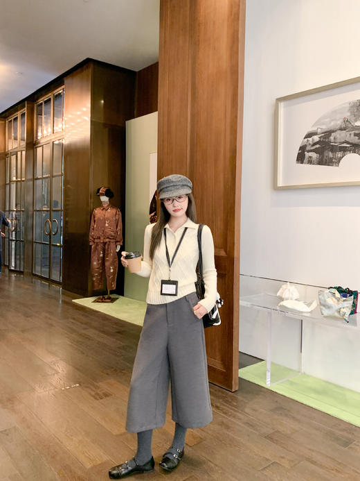 <曾小咸推荐>2.21现货秒杀 ！微信超特价！韩系翻领针织衫 日常189.99 立减100 秒杀89.99！！休闲裤 秒杀89.99！！ 商品图6