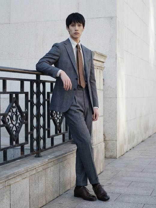 「48款可选」Stylbiella Knight 360克高克重澳洲美丽诺羊毛全麻衬西装套装 商品图1