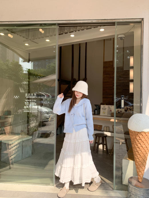 <曾小咸推荐>3.17现货秒杀 ！微信超特价！韩系翻领连帽针织毛衣 日常229.99 立减130 秒杀99.99！！ 商品图6